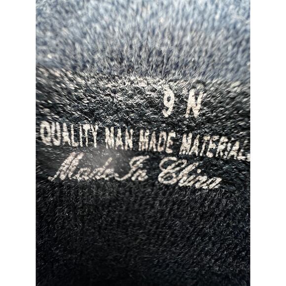 EASY STREET CASUAL 'HOLLY' COMFORT CLOGS MULE NAVY WOMENS 9N NARROW NEW - Picture 10 of 12